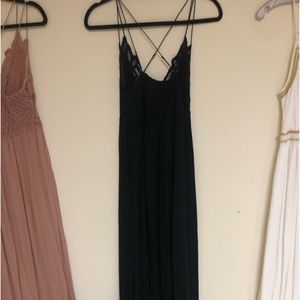 Free People Black Maxi Dress - EUC - Size Med - worn once -